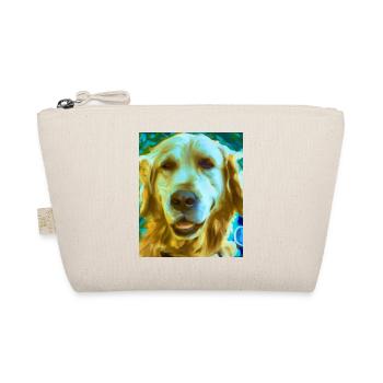 Golden Retriever Portrait Vincent Van Gogh Style - Organic Pouch - nature - Front