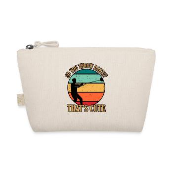 Funny throwing hammers - Organic Pouch - nature - Front