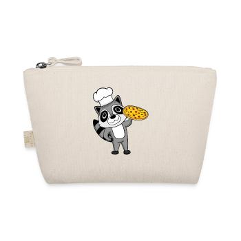 Pizza Maker Pizza Cook Raccoon Italian - Organic Pouch - nature - Front
