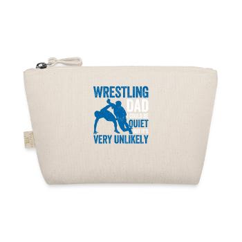 Lustiger Vatertag Wrestler Daddy Wrestle Fan - Bio-Täschchen - Natur - Vorne