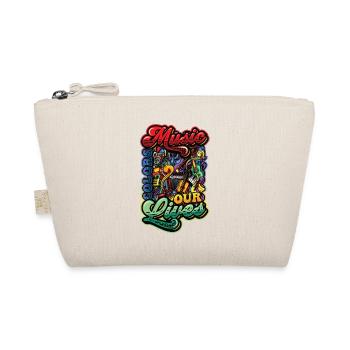 Music Colors Our Life Music Lovers Music Teachers - Organic Pouch - nature - Front