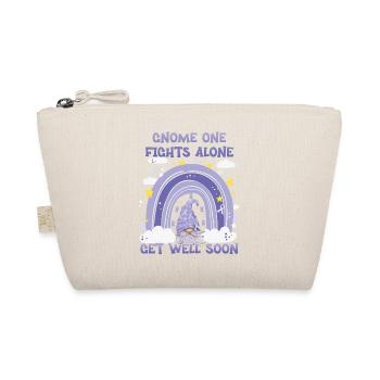 Gnome One Fights Alone Stomach Cancer - Organic Pouch - nature - Front