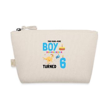 Parasaurolophus Kids Design for Dinosaurs - Organic Pouch - nature - Front
