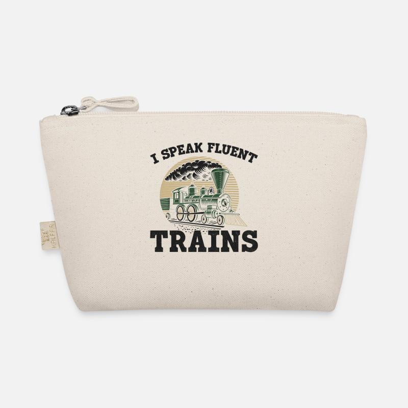 Steam Train Driver Trainspotting Organic Pouch