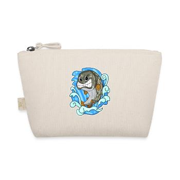 Hecht Fisch - Bio-Täschchen - Natur - Vorne