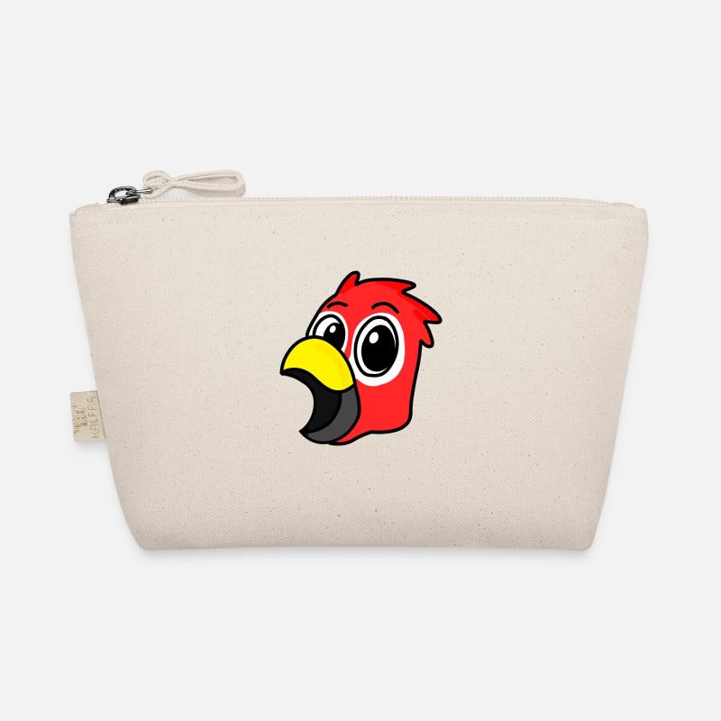 Parrot Head Bird Organic Pouch