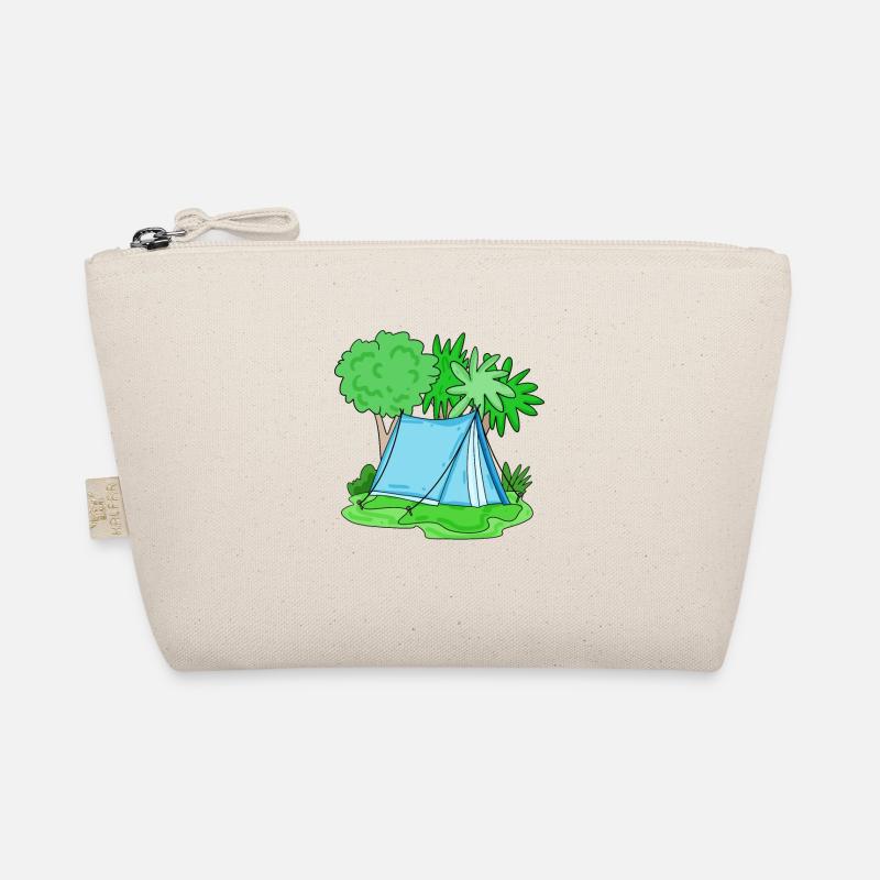Tent light blue Organic Pouch