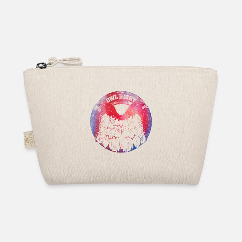 Owl Right Alright Owl pun Organic Pouch