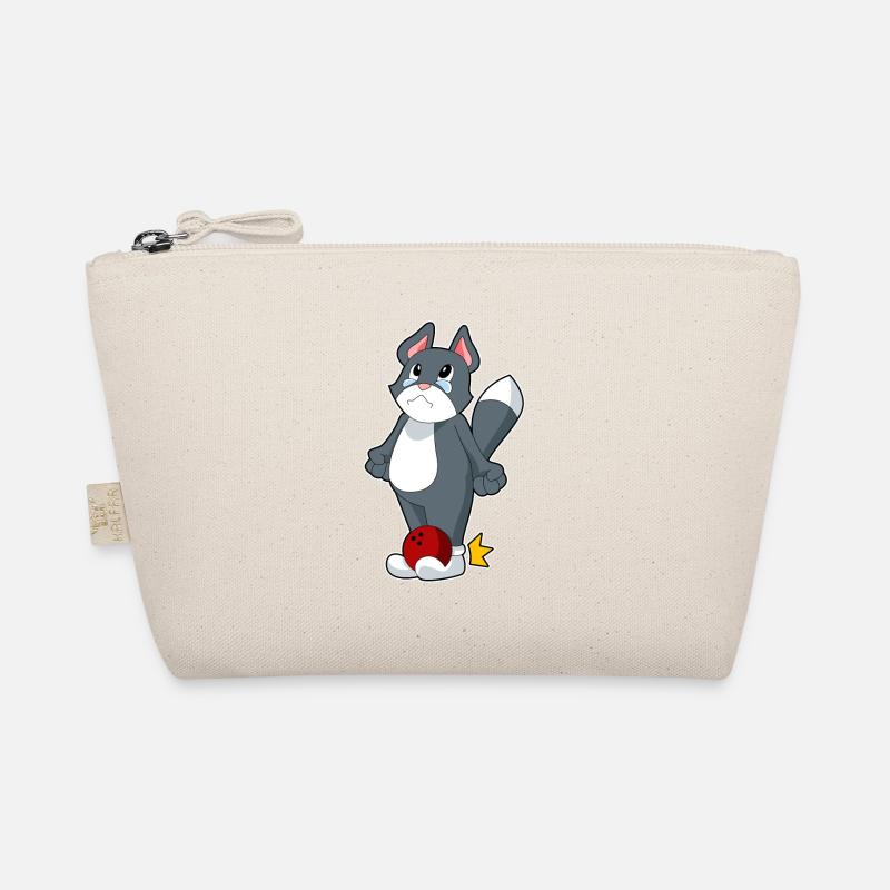 Katze Bowling Bowlingkugel Bio-Täschchen