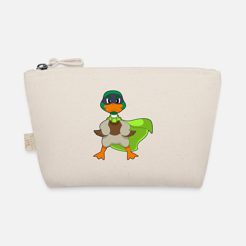 Ente Held Umhang Bio-Täschchen