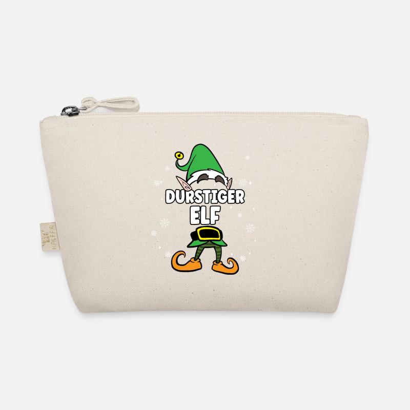 Durstiger Elf Partnerlook Weihnachten Bio-Täschchen