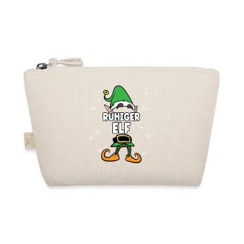 Ruhiger Elf Partnerlook Weihnachten - Bio-Täschchen - Natur - Vorne