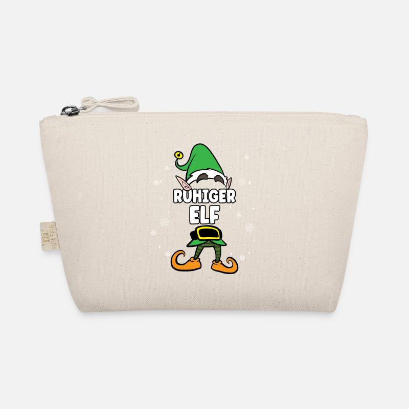Ruhiger Elf Partnerlook Weihnachten Bio-Täschchen
