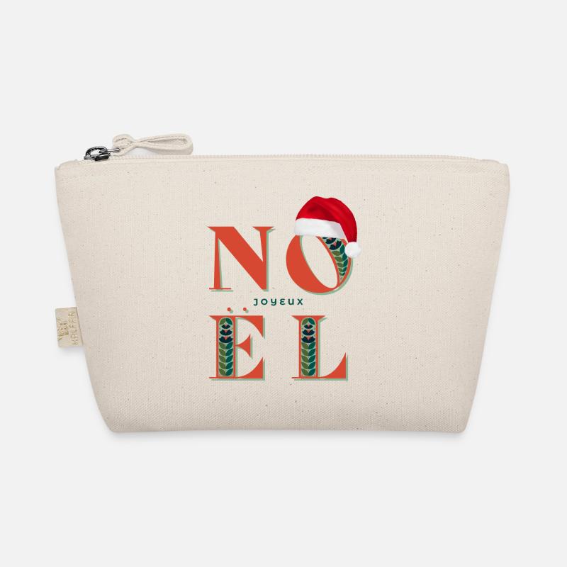 Joyeux noël avec bonnet - Trousse biologique - nature