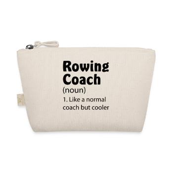 Rowing Trainer Rowing Trainer Rower Rowing Boat - Organic Pouch - nature - Front