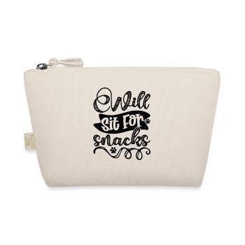 Sits for treats - Organic Pouch - nature - Front