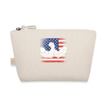 Arm Wrestling USA Flag Armwrestling Sport Power - Trousse biologique - nature - Devant