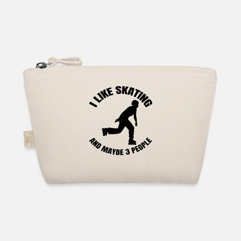 Roller skate inline skating gift inline skater Organic Pouch