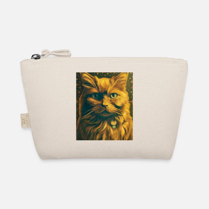 Chat Portrait Gustav Klimt Style Chat Trousse biologique