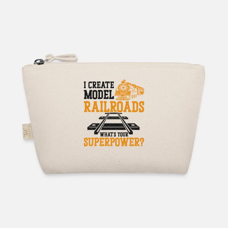 Steam Train Driver Trainspotting Organic Pouch