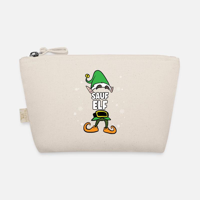 Sauf Elf Partnerlook Weihnachten Bio-Täschchen