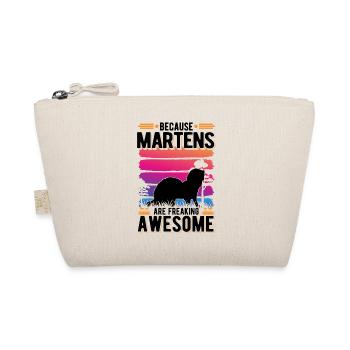 Because Martens are freaking awesome Marder - Bio-Täschchen - Natur - Vorne
