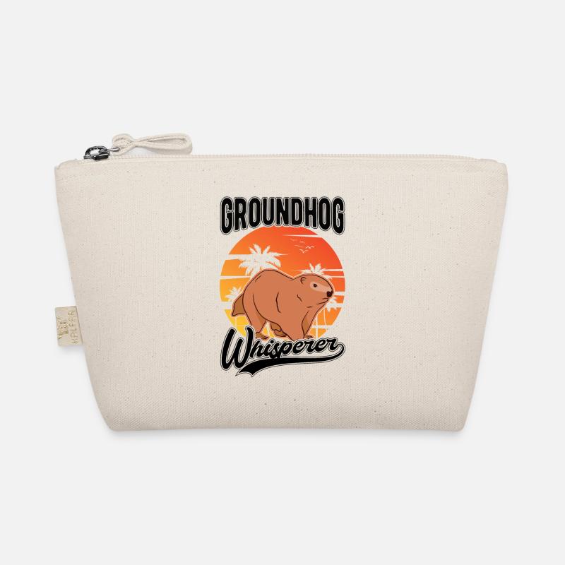 Murmeltier Flüsterer Groundhog Waldmurmeltier Bio-Täschchen