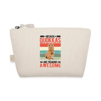 Because Quokkas are freaking awesome - Bio-Täschchen - Natur - Vorne