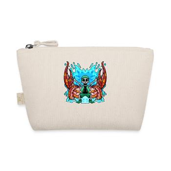 Skeleton Octopus Pirate - Organic Pouch - nature - Front