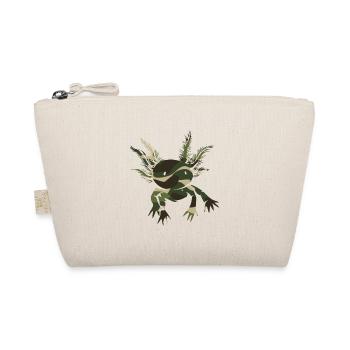 Axolotl Ingenious Cute Kawaii Animal Love - Organic Pouch - nature - Front