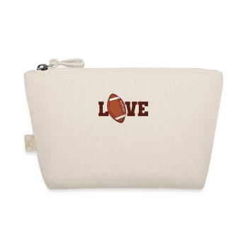 J’adore le football américain USA Folk Sports - Trousse biologique - nature - Devant