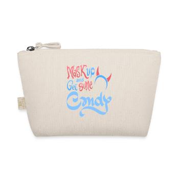 Mask Up & Get Some Candy Retro Halloween Devil - Bio-Täschchen - Natur - Vorne