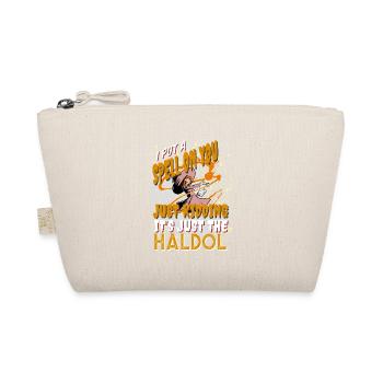 It's Just The Haldol Retro Funny Halloween T-Shirt - Bio-Täschchen - Natur - Vorne