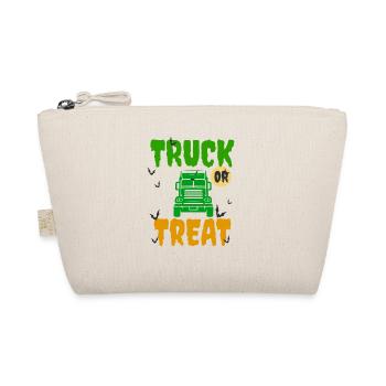 Truck Or Treat Retro Funny Truck Lover Halloween - Bio-Täschchen - Natur - Vorne