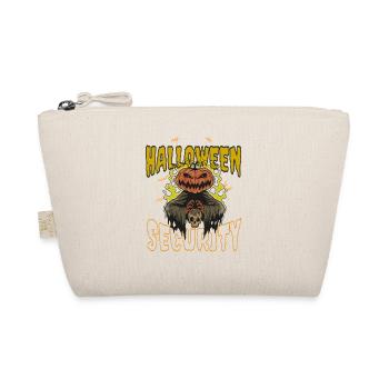 Halloween Security Retro Halloween Pumpkin T-Shirt - Bio-Täschchen - Natur - Vorne