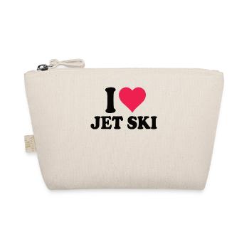 Jetski Sport Water Motorcycle Water Sports Gift - Organic Pouch - nature - Front