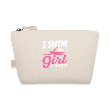 Ich schwimme wie ein Mädchen und versuche, mit den - Bio-Täschchen - Natur - Vorne