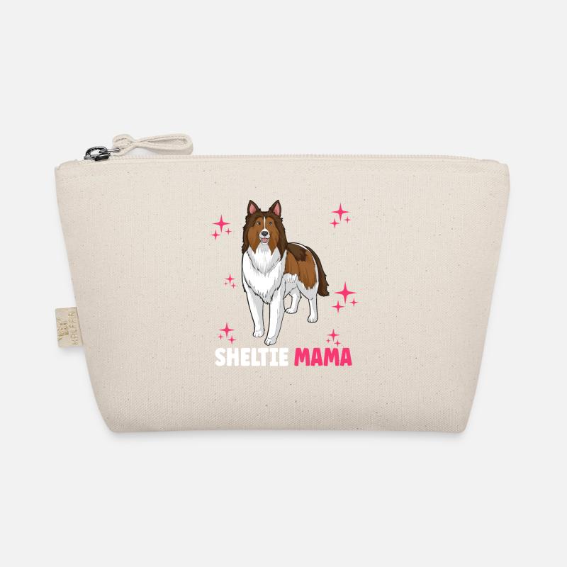 Sheltie Mama - Bio-Täschchen - Natur