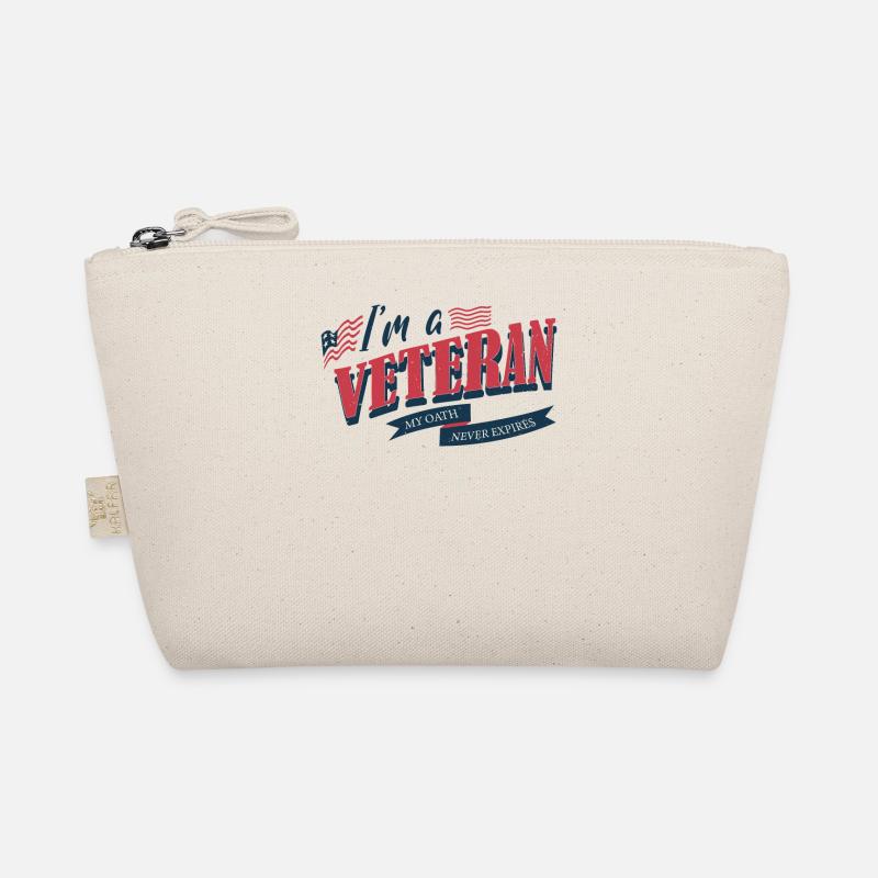 I'm a veteran, my oath never expires Organic Pouch