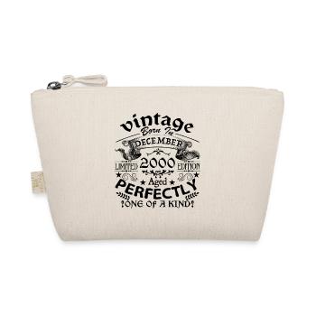 December 2000 | 2000 Vintage | born in December - Organic Pouch - nature - Front