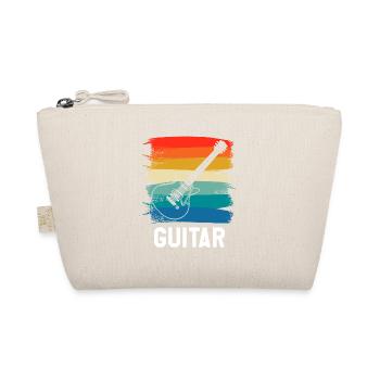 Retro Vintage Classic Guitar Instrument Guita - Organic Pouch - nature - Front