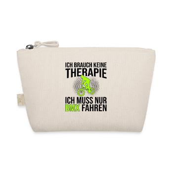 BMX Therapie Spruch - Bio-Täschchen - Natur - Vorne