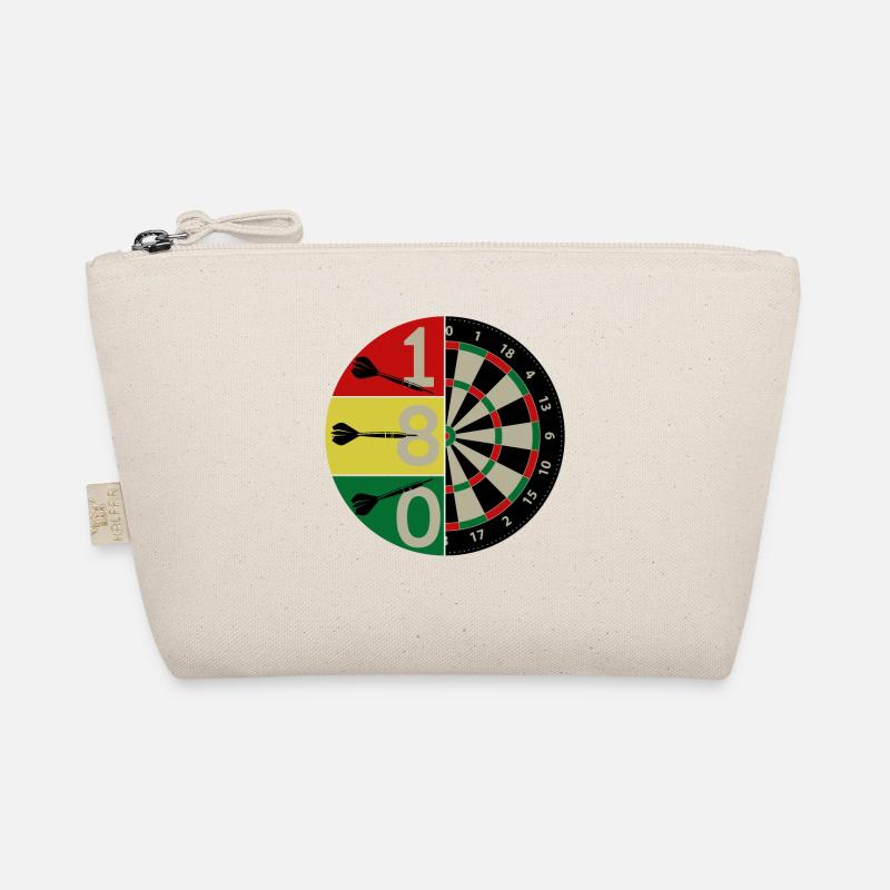 180 dartboard darts tshirt Organic Pouch