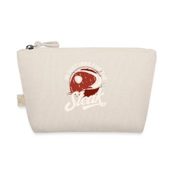 Meat Lover Saying Funny BBQ Meat Steak - Organic Pouch - nature - Front