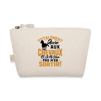 Totalement accro aux chevaux - Trousse biologique - nature - Devant