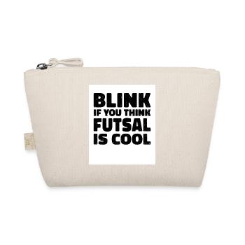 Blink If You Think Fustal Is Cool Soccer Player Fo - Bio-Täschchen - Natur - Vorne