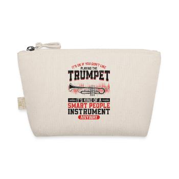 Trumpet Player Vintage It's Ok If - Bio-Täschchen - Natur - Vorne