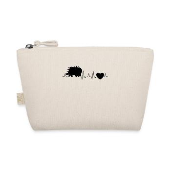 Porcupine heartbeat - Organic Pouch - nature - Front