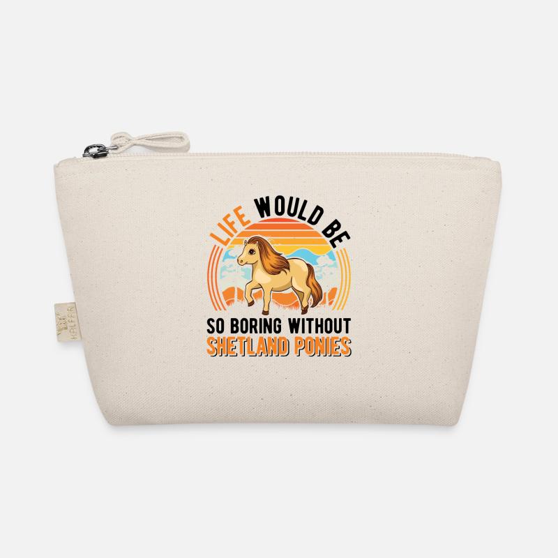 Shetland Pony Gift Shetty Organic Pouch