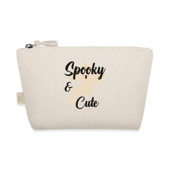 Scary and cute ghost Halloween - Organic Pouch - nature - Front